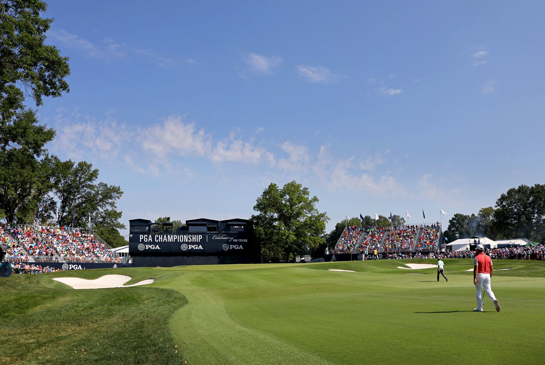 100th PGA Championship at Bellerive Country Club, round two